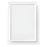 Moldura Decorativa 50x30 Para Foto 30x50 Com Vidro Cor Branco