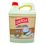 Detergente Liquido Dersa 4000 Ml Coco