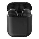 Audifonos Bluetooth 5.0 Inalambricos Manos Libres Touch I12 Color Negro
