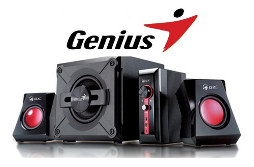 Parlantes Genius 2.1 Gx Sw-g 1250 Subwoofer 38w Pc Caballito