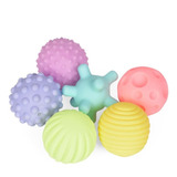 Set De Pelotas Juguete Sensorial Para Bebes Niños 6 Unidades