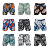 Kit 5 Bermuda Short Neymar Tectel Floral Praia!!! Imperdível