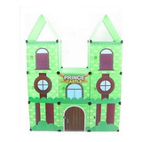 Castillo Organizador Plastico Habitacion Niños Color Verde