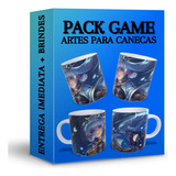 Pack Games Artes Sublimação Canecas - Envio Rápido