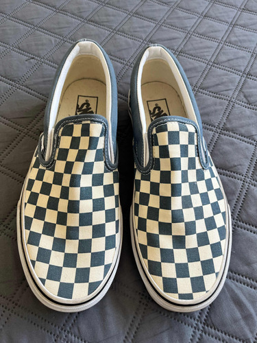 Zapatillas Vans Classic Slip-on Checkerboard Azul