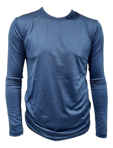 Playera Licra Deportiva Sudador Radach Color Azul Marino 