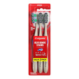 Colgate - Cepillo De Dientes De Color Blanco Optico  360 Gra