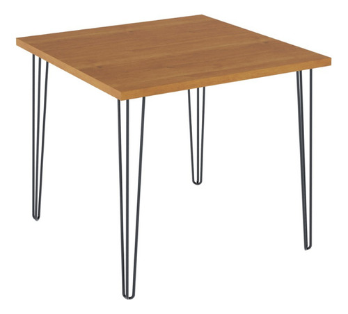 Mesa De Jantar 90 X 90 Mdp Pé De Ferro 4 Lugares Ametista