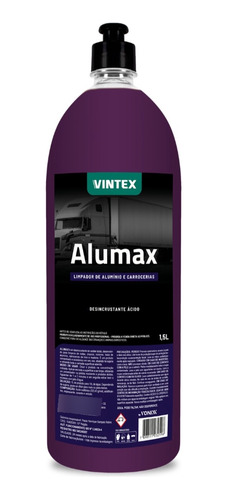 Alumax 1,5l Limpador De Alumínio E Carrocerias Ácido Vintex