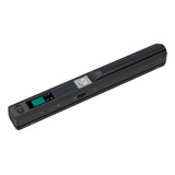 Scanner De Mano Gadnic Recargable Portatil Hojas A4 Color Negro