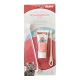 Set De Higiene Dental Con Cepillo Para Mascota Gato Bioline 