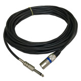 Cable Xlr Canon Macho A Plug 6.5 Pro 6mts Microfono Mixer Dj