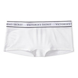 Calcinha Victorias Secret Algodão Logo Cotton Boyshort Panty