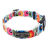 Collares De Perro Lucky Love | Collar De Perro Floral Para N