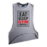Musculosa Sudadera Eat Repeat Gym Gimnasio Crossfit