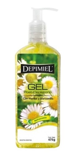 Gel Refrescante Post Depilatorio Depimiel Con Mentol 475 Gr 