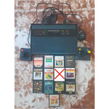 Atari 2600 Original Completo Com 12 Cartuchos
