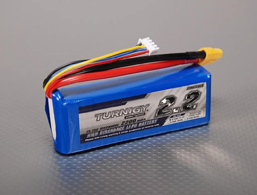 Bateria Lipo 11.1v 2200mah 25c 3s Turnigy