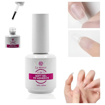 Pegamento Mussa Glue Gel Para Tips Press On Uñas Softgel