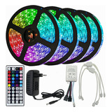 20 Metros Multicolor Rgb Led Tira Rollo Decoración Luces