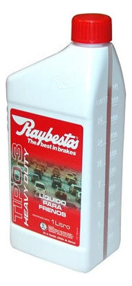 Liquido De Freno Raybestos 1 Litro  Dot 3 Heavy Duty  