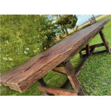 Mesa Comedor De Madera Quebracho - Rustic Garden