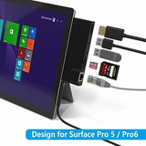 Estación De Acoplamiento Portátil Para Surface Pro 4/5/6 Hub