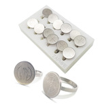 Pack 12 Anillos San Benito Acero Quirurgico 316l Por Mayor