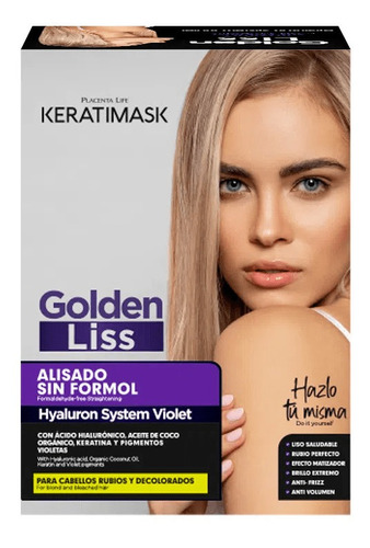 Be Natural Keratina Keratimask Golden Liss