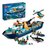 Kit Lego City 60368 Exploradores Del Ártico: Barco 815 Pz