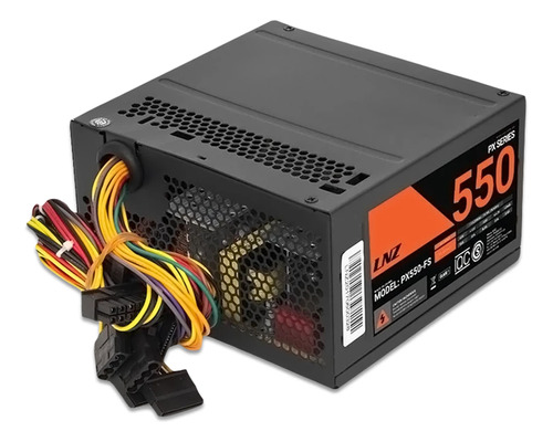 Fuente Pc 550w Gamer Sentey Lnz Sx550-fs Fan 80mm Sata