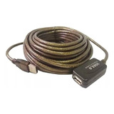 Cable Extencion Usb 2.0 15 Mts Activo