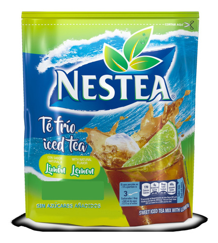 Nestea Té Negro Sabor A Limón Sin Azucares 600 Gr