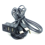 Conector Empotrado Para Coche Y Barco, Doble Interfaz Usb, A