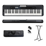 Teclado Organo Casio Cts300 61 T Sensitivo Soporte + Funda