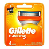 Carga Fusion5 Com 4 Cartuchos - Gillette