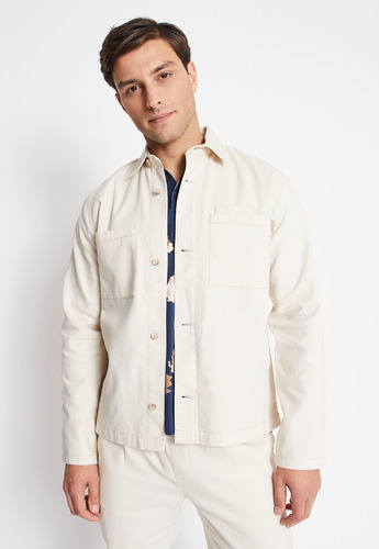 Chaqueta Hombre Casual Beige Perry Ellis