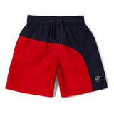 Traje De Baño De Niño Azul Y Rojo Con Protección Uv Speedo