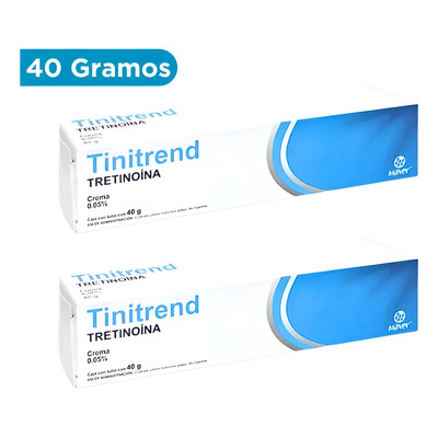 Tretinoína 40 G 0.05% Elimina Manchas Acné Y Arrugas 2 Pack | Envío gratis