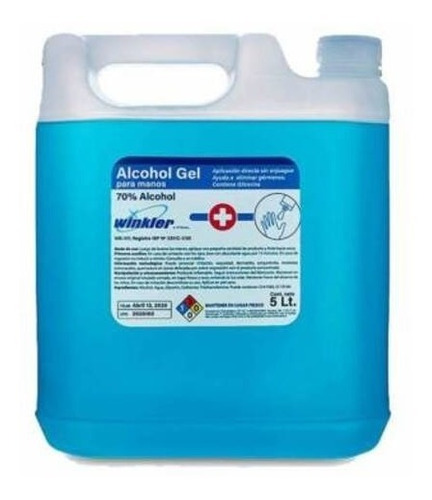 Alcohol Gel 5 Lt Reg Isp 2311c-1/20