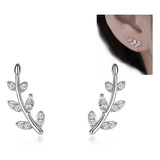 Aretes Pendientes Hoja Mujer Joyas