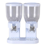 Dispensador De Cereal Doble Recipiente De Cocina