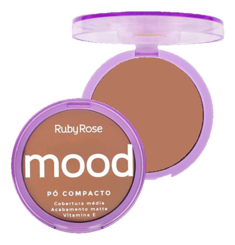 Pó Compacto Mood Hb855 G2 Ruby Rose 