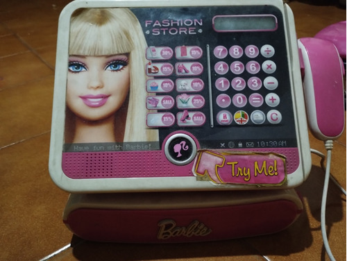 Caja Registradora De Barbie Original Usada 