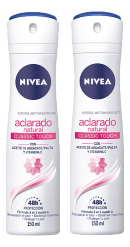 Nivea Desodorante Mujer Aclarado Nat - Und a $35650