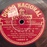 Pasta Carlos Gardel 4 Guitarras 18893 Disco Nacional C567
