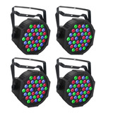 4 Par Led 36x1w Dj Sonido Grupo No 18x3 18x1 Tacho Iluminaci