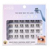 Pestañas Postizas Kiss Falscara Natural Wispy Wisps X24