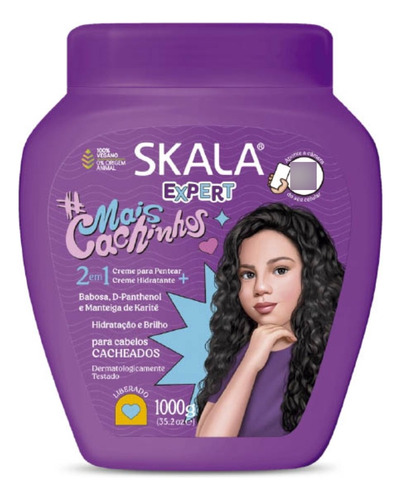 Skala Expert Mascara Capilar Mais Cachinhos 2 En 1 1000 G