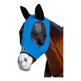 Mascara Proteção Para Moscas Lycra Azul Turquesa Boots Horse